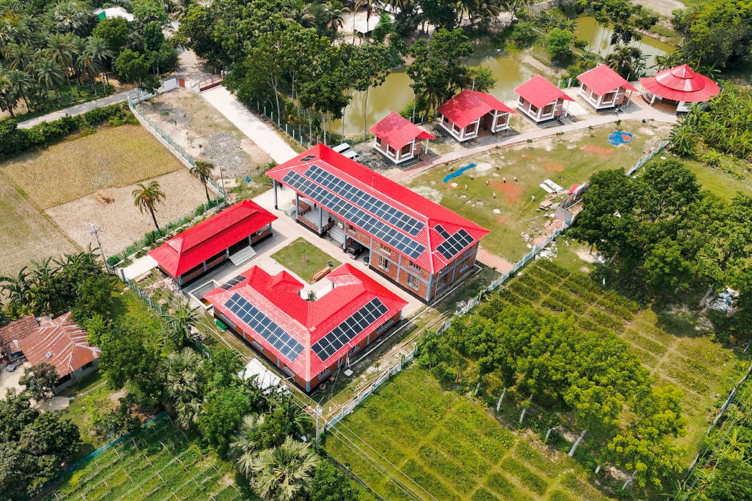 A solar hybrid system installed in Jessore