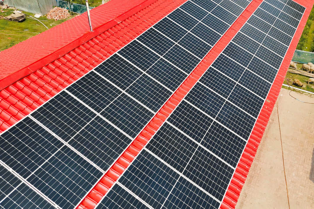 Solar system in Gachi Bari resort in Jashore